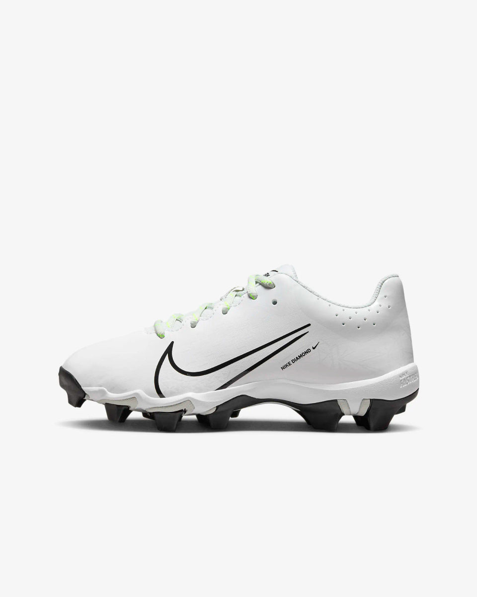 Spikes Beisbol Softbol Nike Hyperdiamond Keystone Blanco DAMA