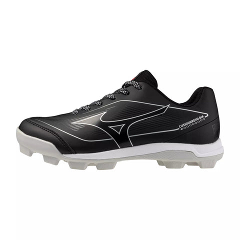 Spikes Beisbol Softbol Mizuno CushionRevo Diamond Jr Negro Blanco INFANTIL
