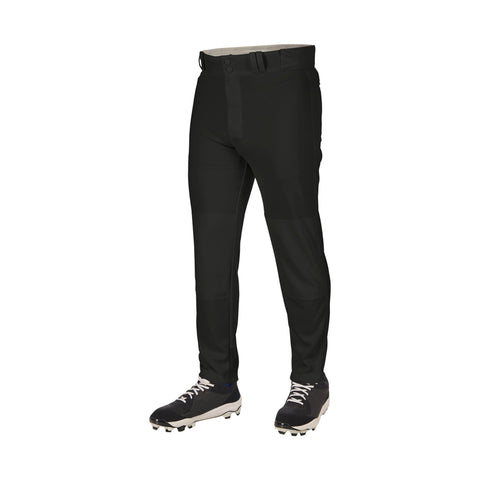 Pantalon Beisbol Softbol Champro Triple Corona 2.0 Slim fit BP64 Negro Largo Adulto