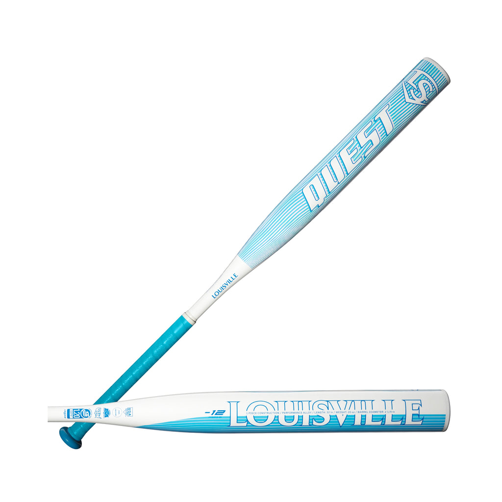 Bat Softbol Louisville Slugger 2025 Quest Aluminio (-12) Azul ADULTO