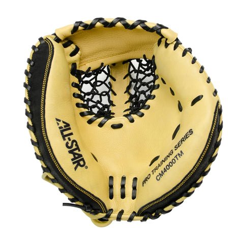 Guante Entrenamiento Catcher Beisbol All-Star The Keyhole Training Mitt CM4000TM 33.5 In Lanzador Diestro