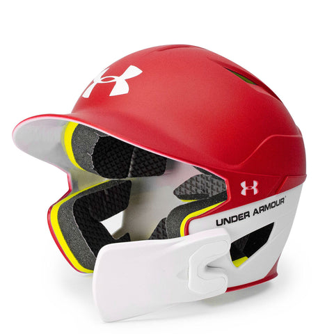 Casco Beisbol Softbol Under Armour Converge Dos Tonos Con Protector Mandíbula Derecho Ajustable ADULTO