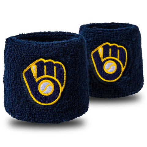 Muñequeras Franklin 2.5 in MLB Team Milwaukee Cerveceros