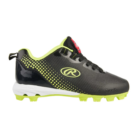 Spikes Beisbol Softbol Rawlings Girls Division Low Negro Verde