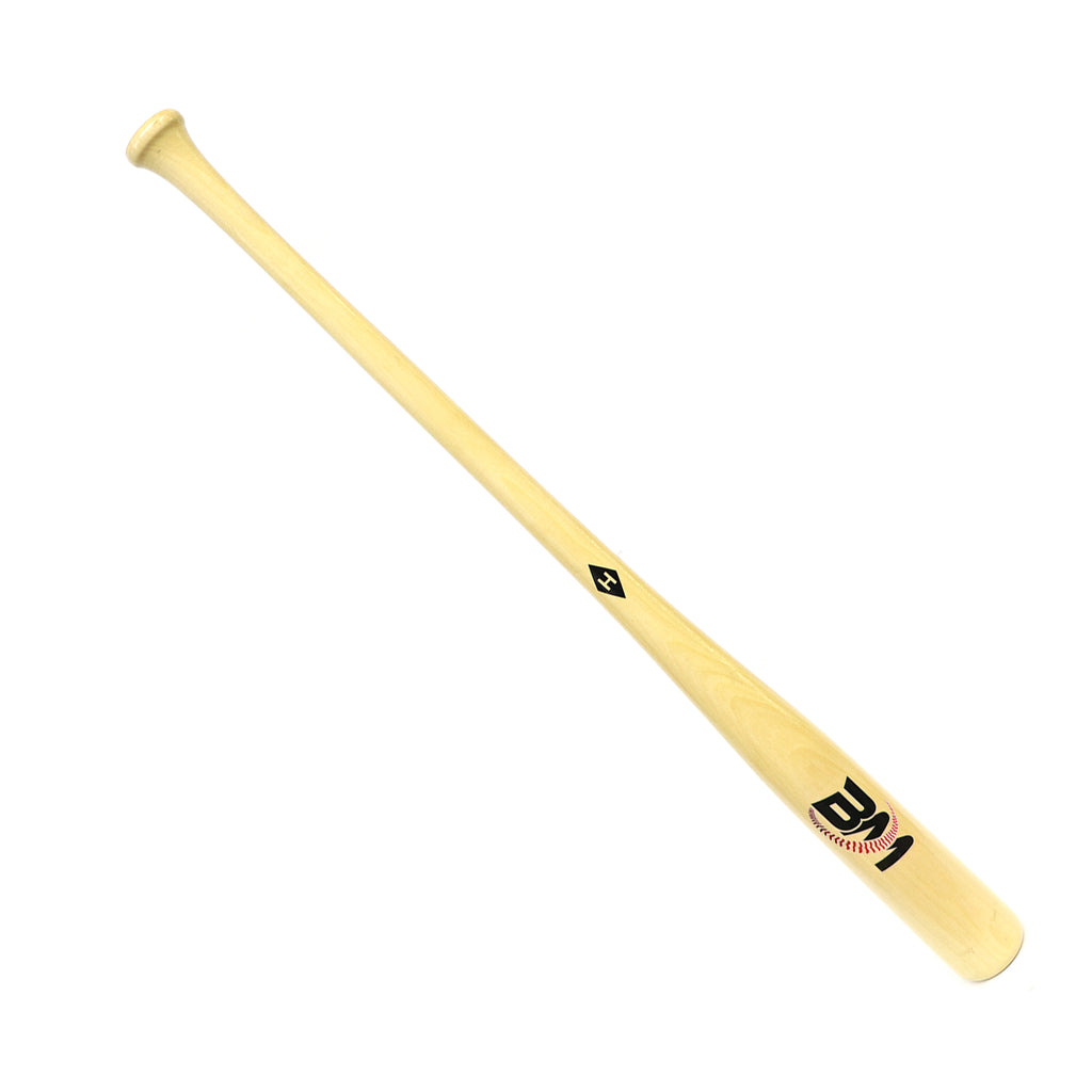 Bat de Beisbol de Entrenamiento de Madera de  Fresno pesado Beisbolmania Natural Negro