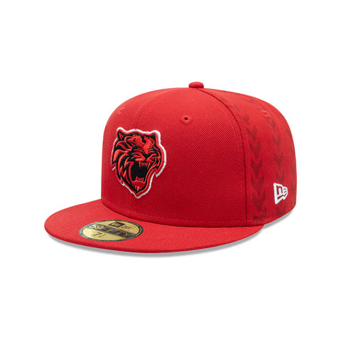 Gorra Beisbol Softbol New Era Tigres de Quintana Roo LMB Home Run Derby 2025 59Fifty Cerrada Roja