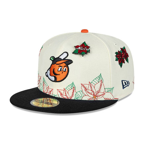 Gorra Beisbol Softbol New Era Naranjeros de Hermosillo Navidad 59Fifty Cerrada