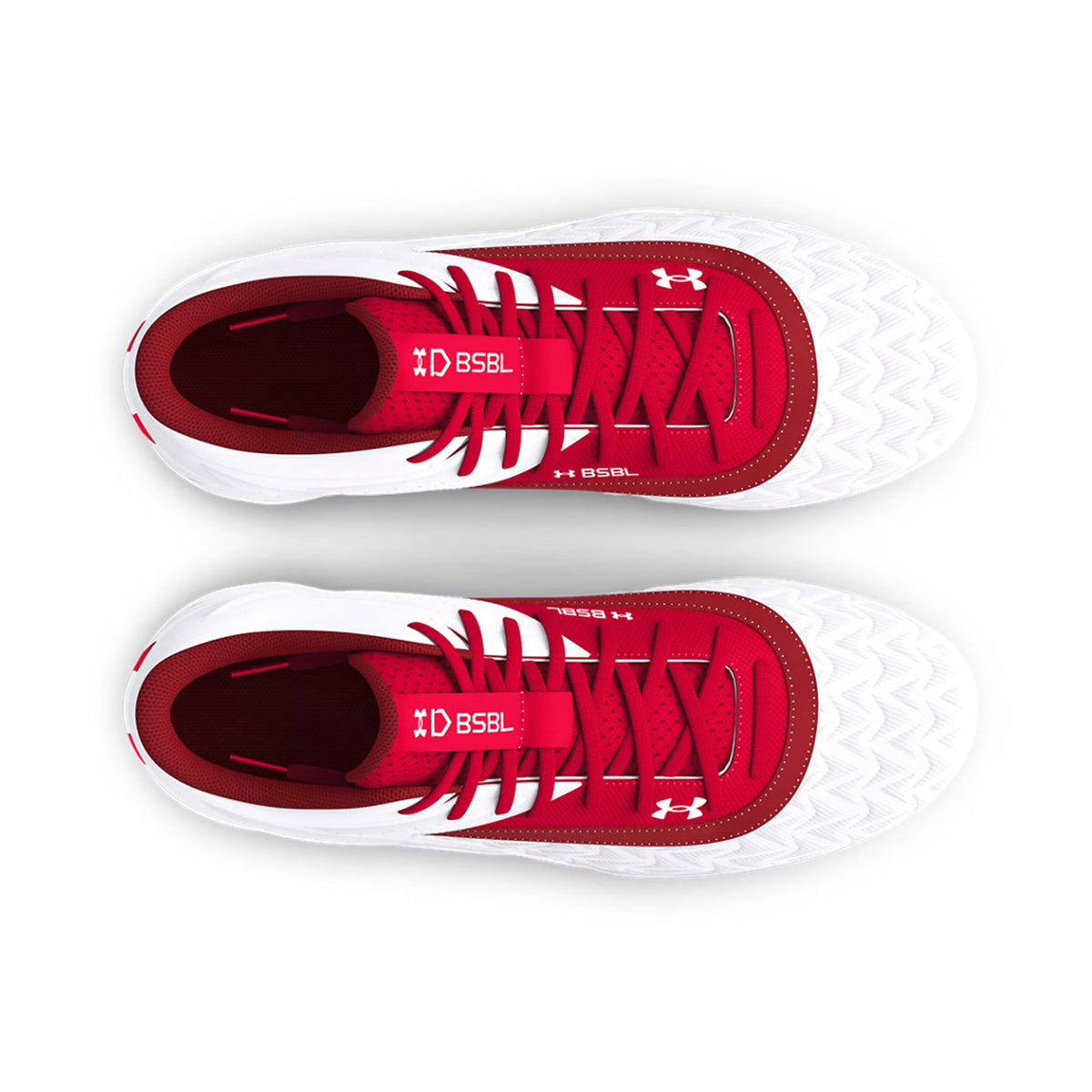 Spikes Beisbol Softbol Under Armour Leadoff Mid RM Rojo