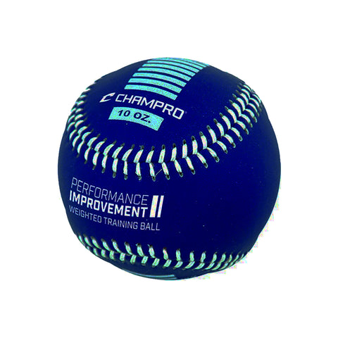 Pelota de Peso Entrenamiento Softbol Champro Azul 10 Oz