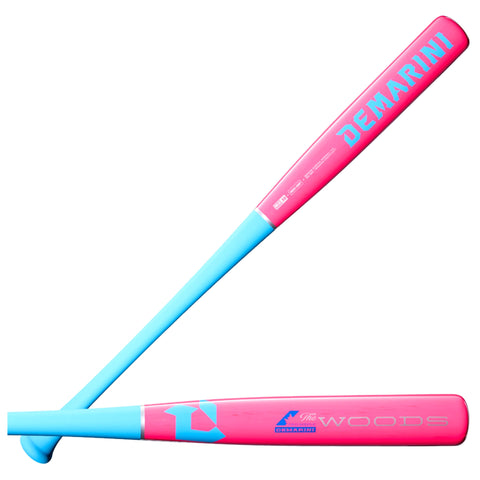 Bat Beisbol Demarini The Woods Pink 2026 Madera Compuesta BBCOR