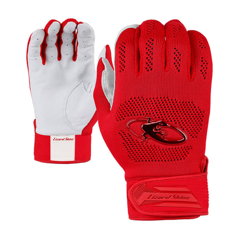 Guanteletas Beisbol Lizard Skinz Pro Knit BG V3 Rojo ADULTO