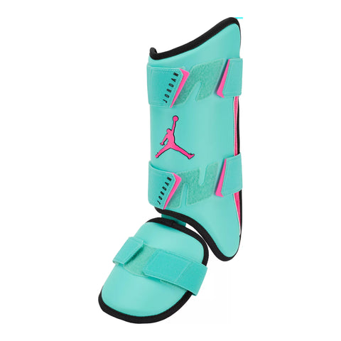 Espinillera Beisbol Softbol Jordan Fly Turquesa Zurdo ADULTO