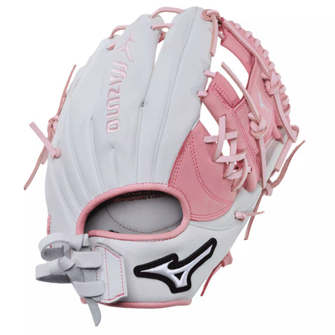 Guante Softbol Mizuno MVP Prime GMVP1150PF5LP 11.5 in Blanco Rosa ADULTO