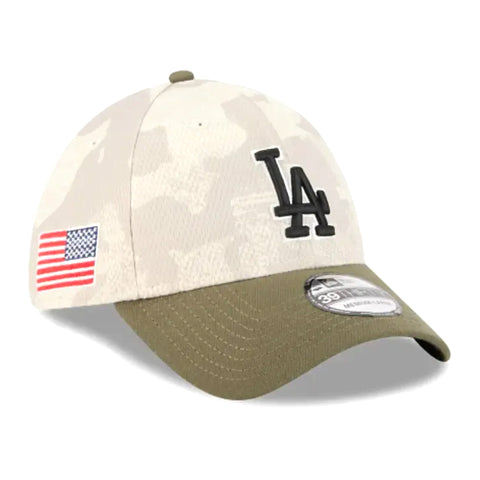 Gorra Beisbol Softbol New Era Los Angeles Dodgers Armed Forces Day 39Thirty Camuflaje Militar