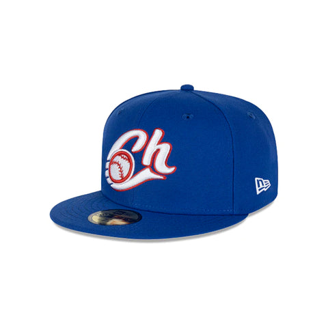 Gorra Beisbol Softbol New Era Charros Jalisco 59Fifty Azul Blanco