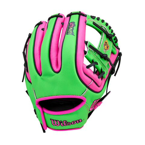 Guante Beisbol Wilson A450 Party Animals Advisory Staff WBW10419411 11 in Lanzador Diestro