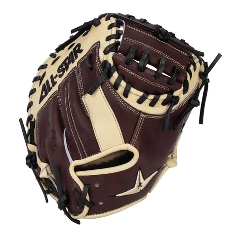 Guante Para Catcher Beisbol All Star S7 Elite Pro Travel Fit CM5000-PTF-RHT-COF_BLK 33 in