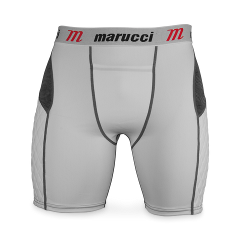 Sliding Short Beisbol Softbol Marucci Elite MASL Blanco Con Concha Infantil