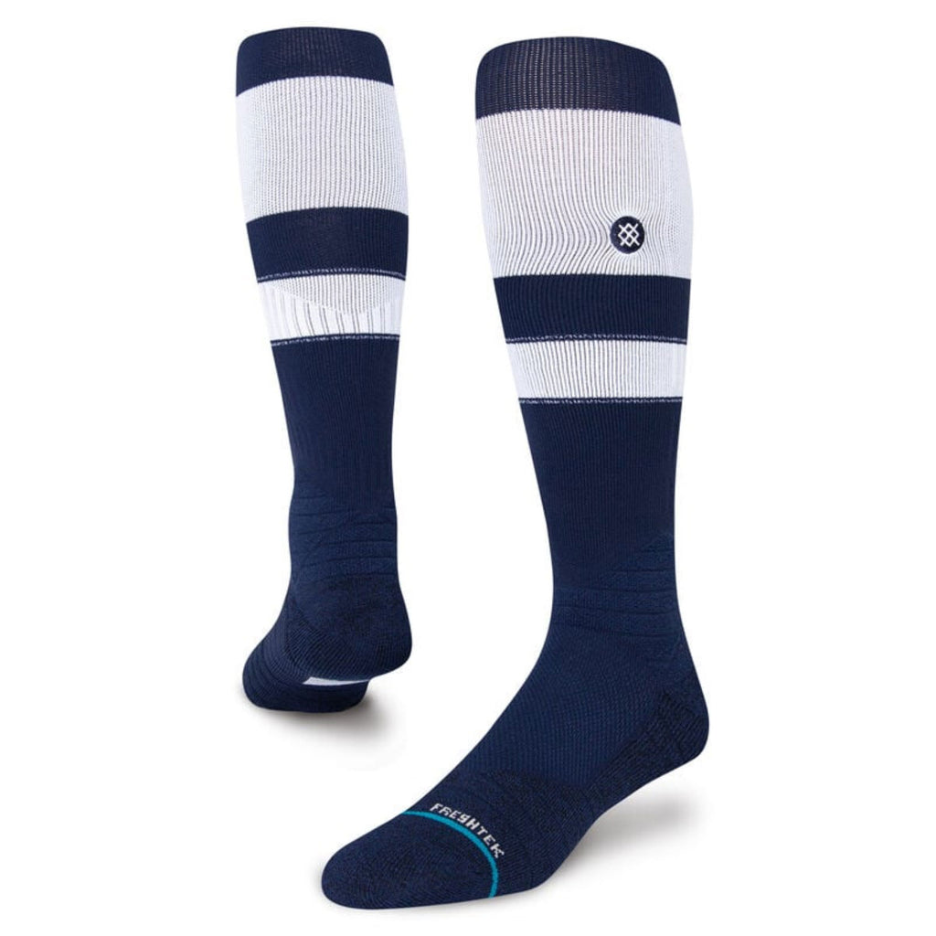 Medias Beisbol Softbol Stance MLB Diamond Pro OTC Rayada Azul Marino - Blanco
