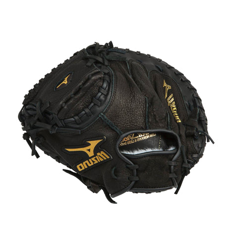 Guante Para Catcher Beisbol Mizuno Power Close GXC112 Negro 31.5 in Lanzador Zurdo