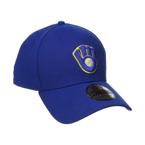 Gorra Beisbol Softbol New Era 39Thirty Cerveceros Milwaukee Azul Rey
