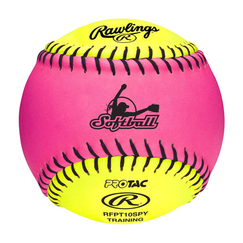 Pelota Softbol Entrenamiento Rawlings 10 in Indoor RFPT10SPY