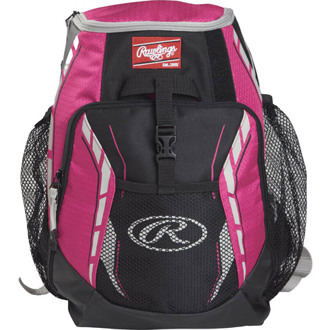 Back Pack Beisbol Softbol Rawlings R400 Rosa Infantil