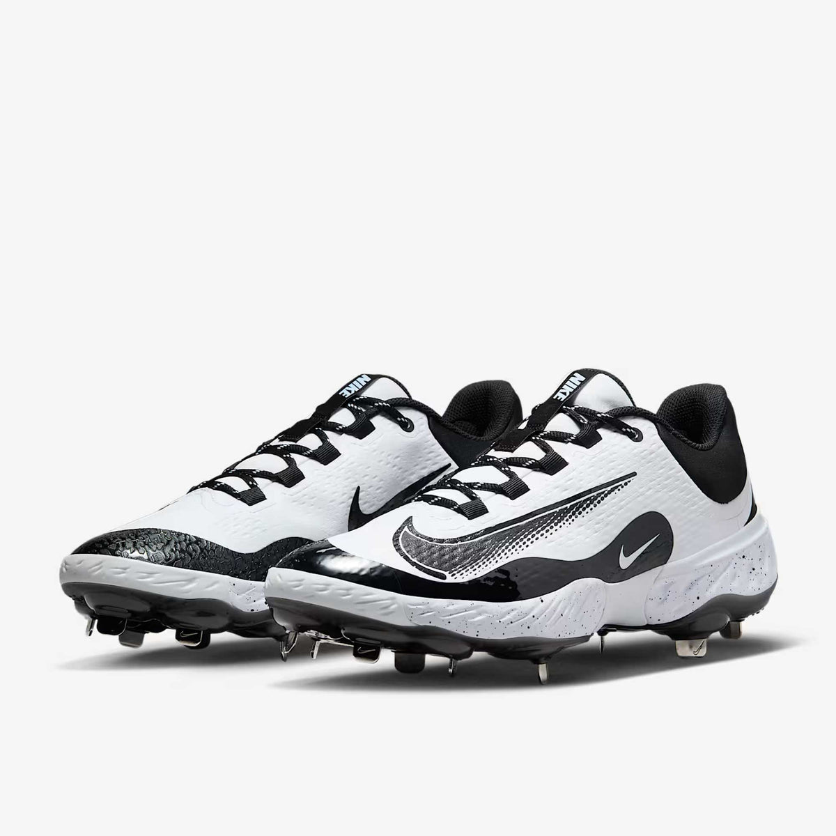 Spikes Beisbol Nike Alpha Huarache Elite Low Blanco Negro