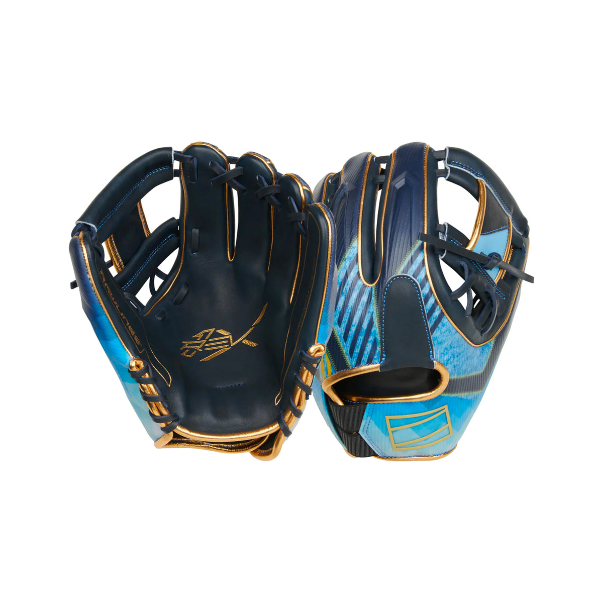 Guante Beisbol Rawlings REV2042XNG Azul Negro Dorado 11.5 In ADULTO –  Beisbolmania