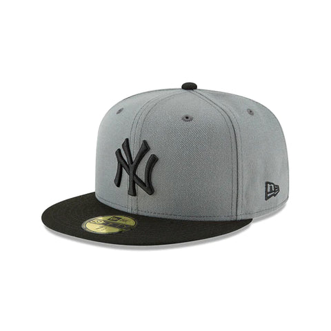 Gorra Beisbol Softbol New Era Yankees 59Fifty Gris Negro