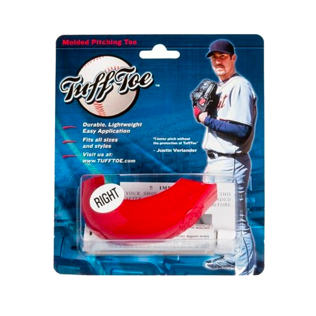 Protector Spike Pitcher Beisbol Softbol Tuff Toe 93RS Rojo Derecho