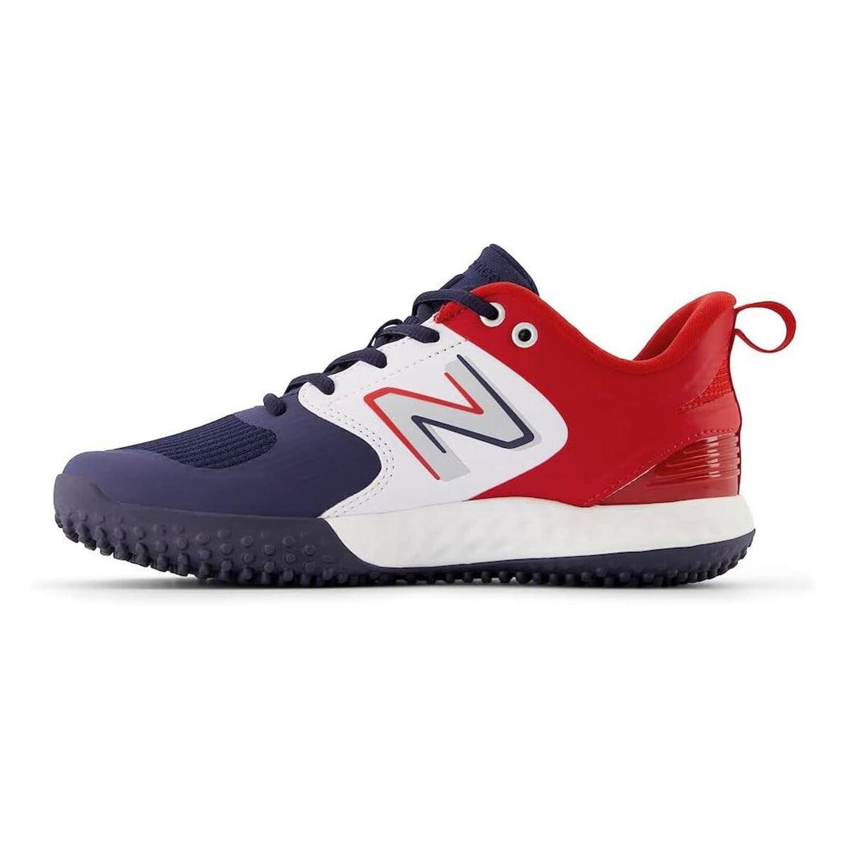 Tenis de Entrenamiento Beisbol Softbol New Balance Fresh Foam Velov3 Rojo Marino Dama