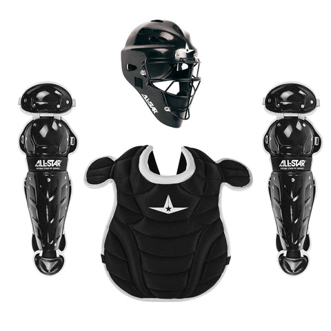 Equipo de catcher softbol All Star Future Star negro completo 9 a 12 años