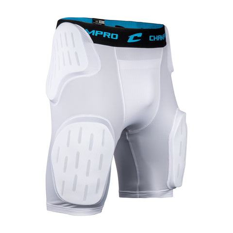 Sliding Short Beisbol Softbol Champro FPGU45AW Con 5 Almohadillas Blanco Infantil