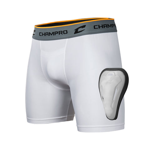 Short de Compresión Beisbol Softbol Champro BPS14YCW Blanco INFANTIL