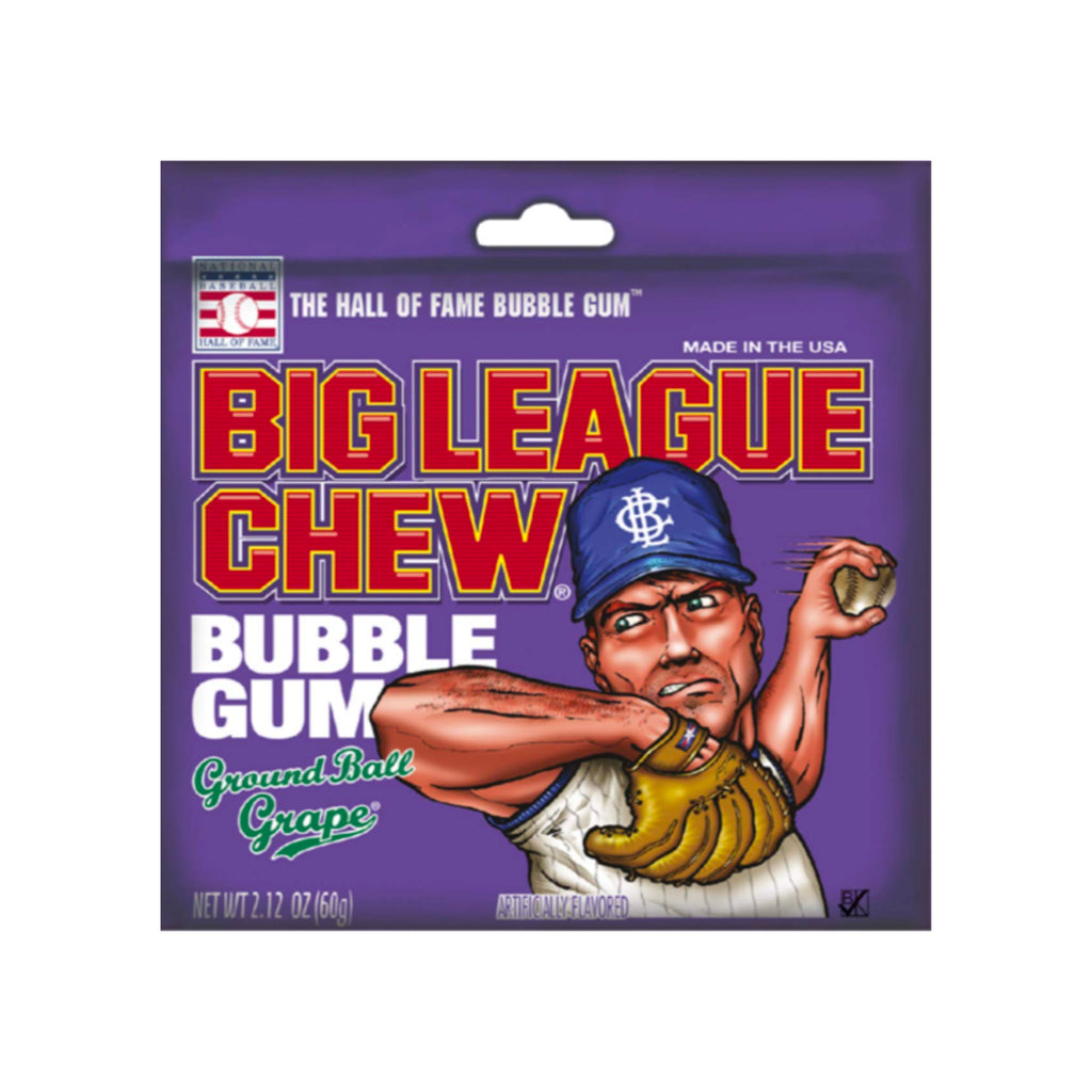 Chicle Sabor Uva Big League Grape 2.12 oz
