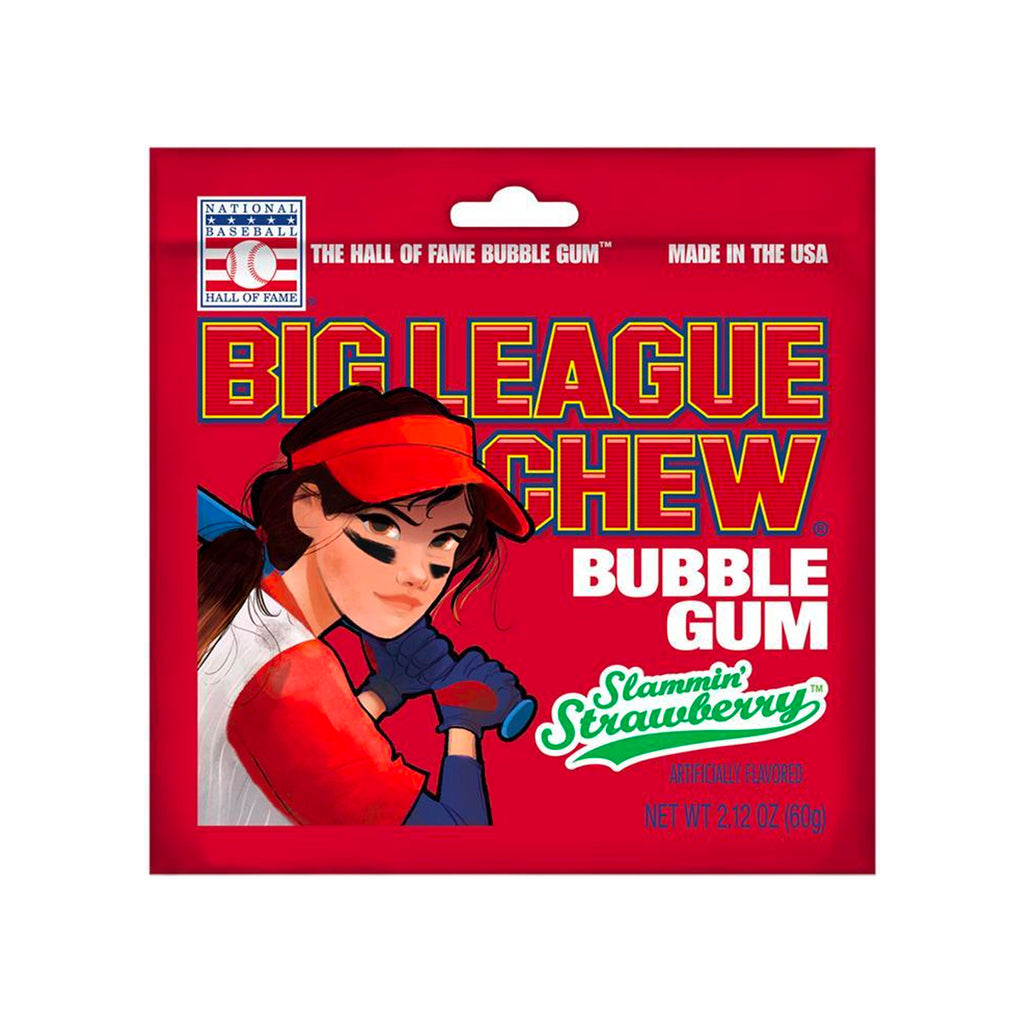 Chicle Sabor Fresa Big League Strawberry 2.12 oz
