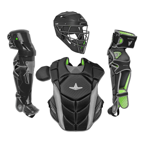 Equipo de catcher All Star MVP-PRO LT Juvenil 12-16 negro gris