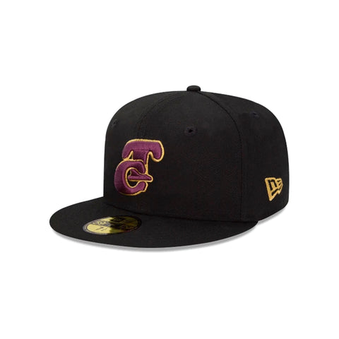 Gorra Beisbol Softbol New Era Tomateros 59Fifty Negro Vino