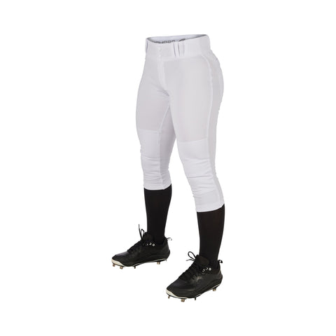 Pantalon Softbol Champro Tournament BP11 Blanco Corto NIÑA