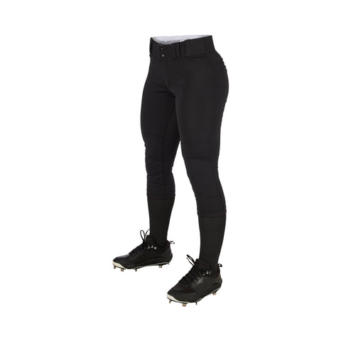 Pantalon Softbol Champro Tournament BP11 Negro Corto Dama