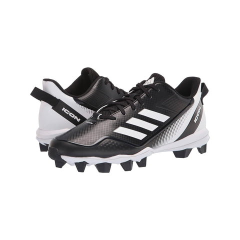 Spikes Beisbol Softbol Adidas Icon 7 MD Negro INFANTIL