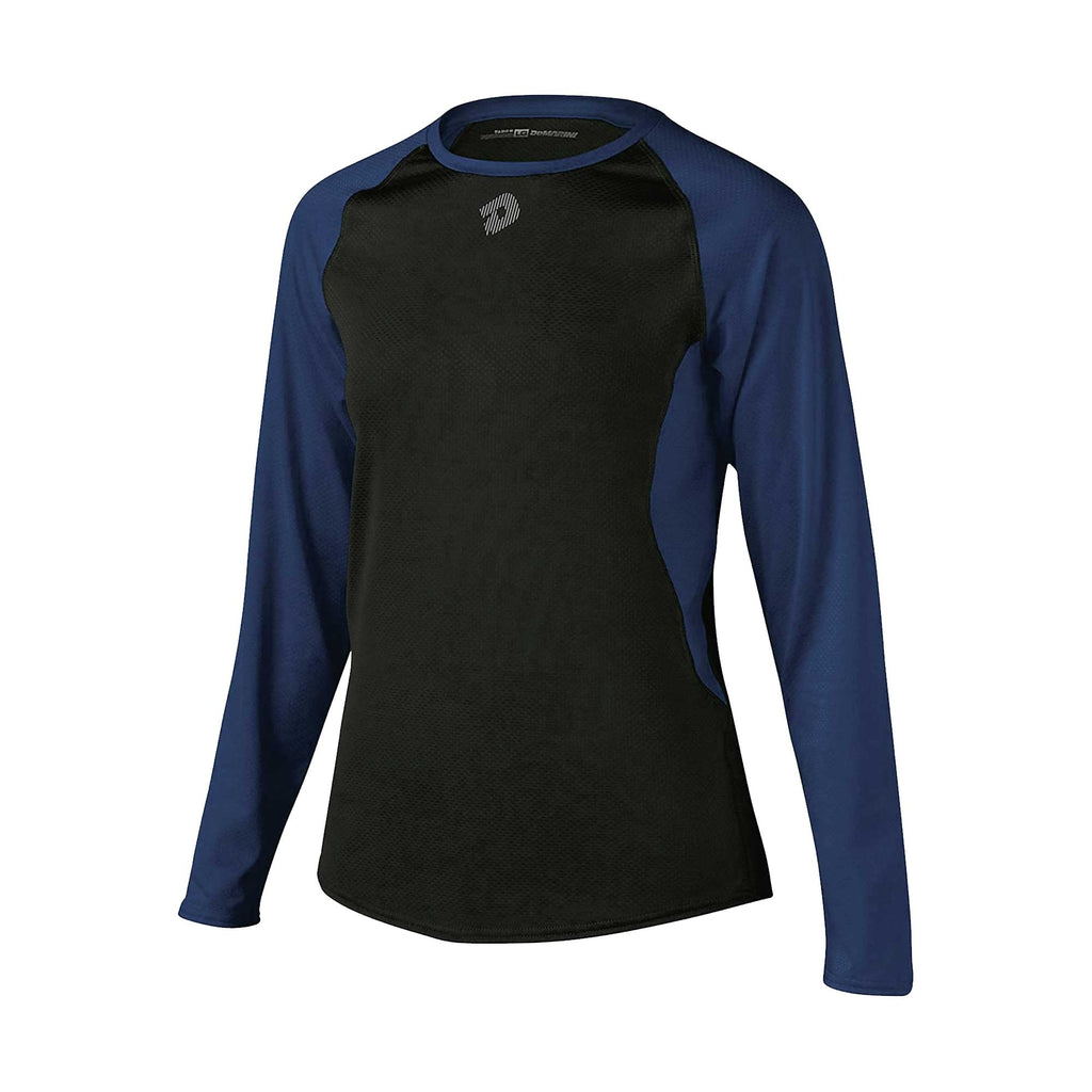 Playera Licra Unisex Demarini WTC9702 Gris Oscuro Azul Marino ADULTO