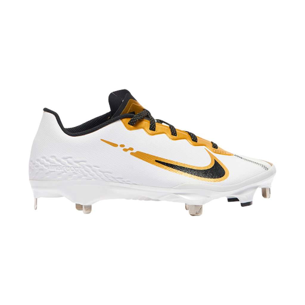 Spike Beisbol Nike React Vapor Ultrafly Elite 4 Blanco Dorado