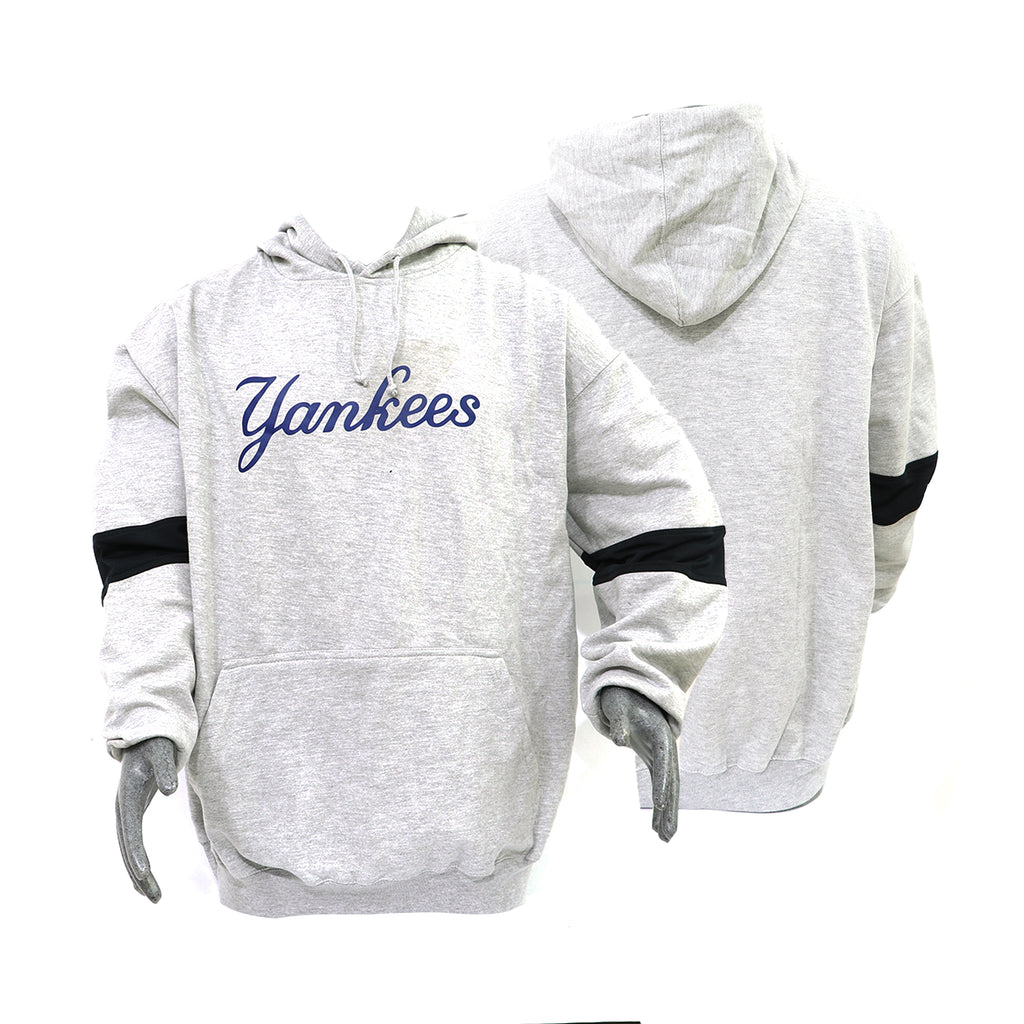 Sudadera Hoodie Beisbol Yankees Majestic Gris