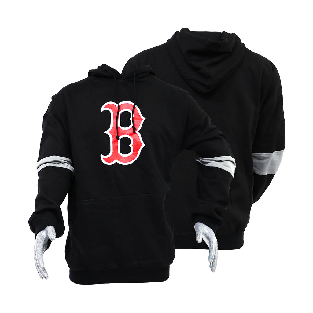 Sudadera Hoodie Beisbol Boston Majestic Negro