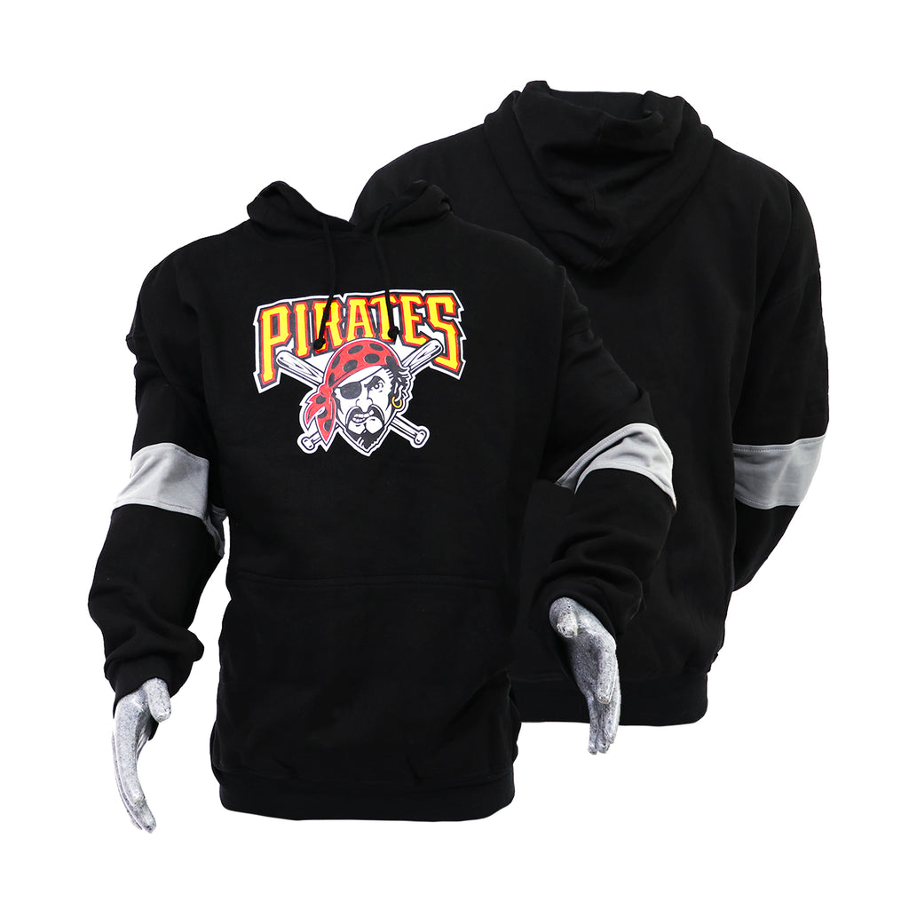 Sudadera Hoodie Beisbol Piratas Majestic Negro