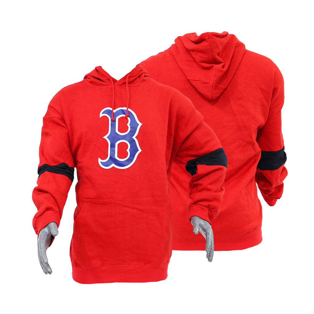 Sudadera Hoodie Beisbol Boston Majestic Rojo