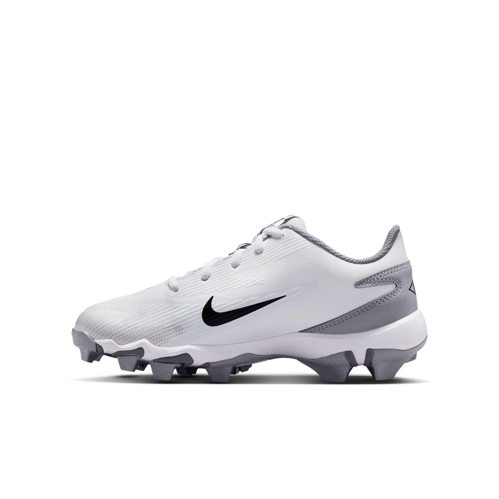 Spikes Nike Diamond Clutch Blanco Gris INFANTIL vista lateral interna