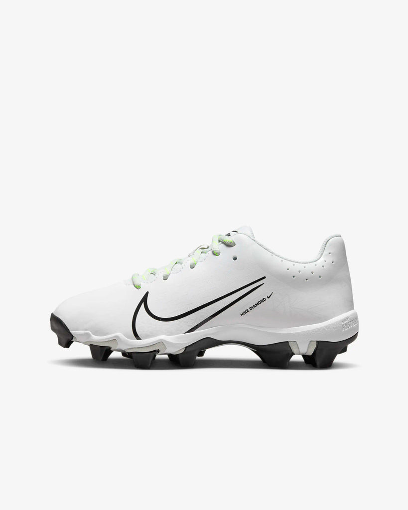 Spikes Beisbol Softbol Nike Hyperdiamond 4 Keystone Blanco DAMA